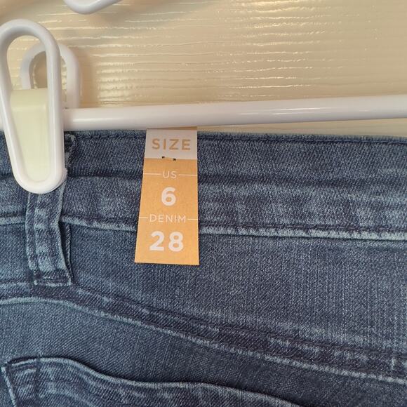 NWT Prana Women’s Kara Jean Straight Leg Size 6/28 Denim Stretch Sustainable - Picture 5 of 14